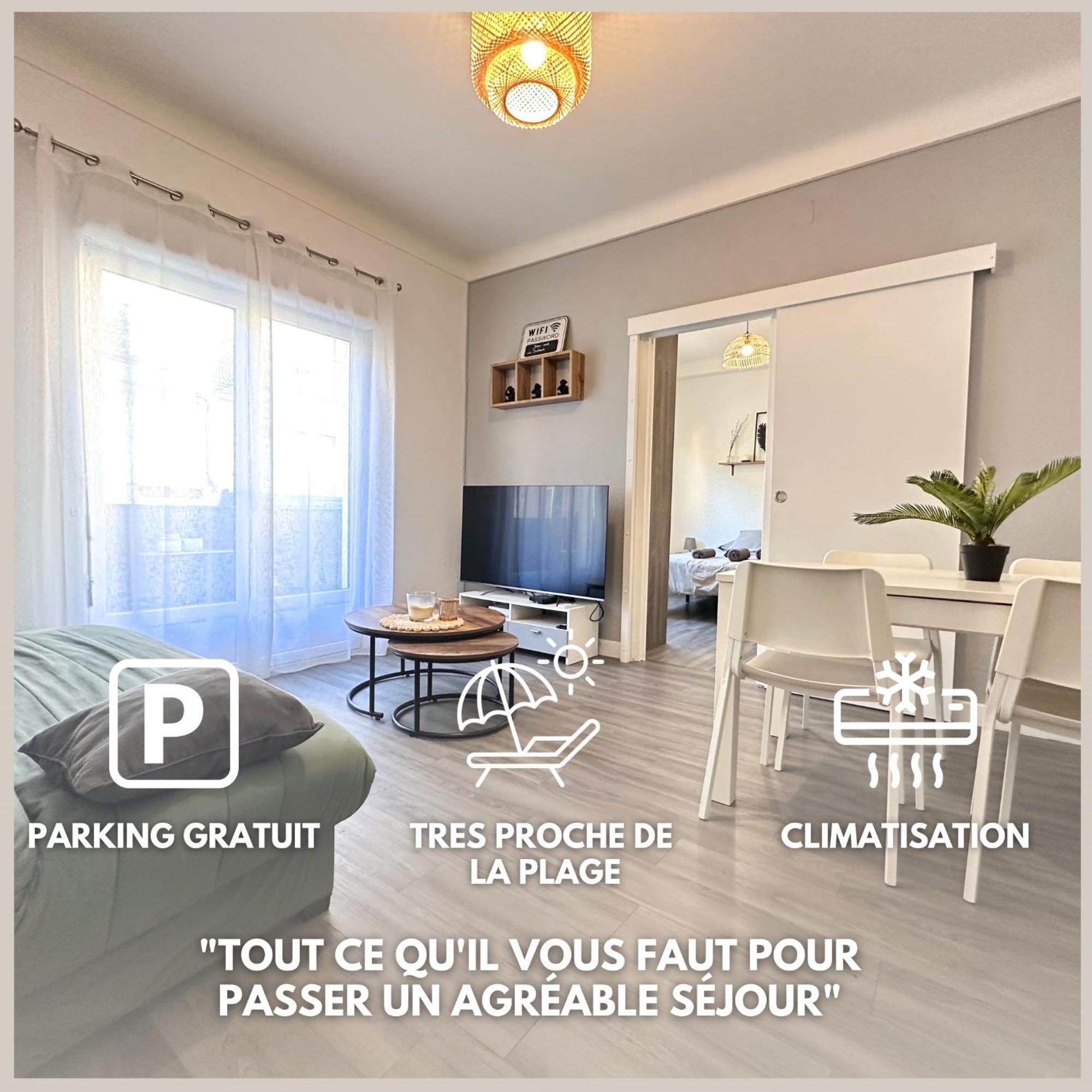 Paradis - Hyper Centre, A Deux Pas De La Mer ! Canet-en-Roussillon Eksteriør bilde